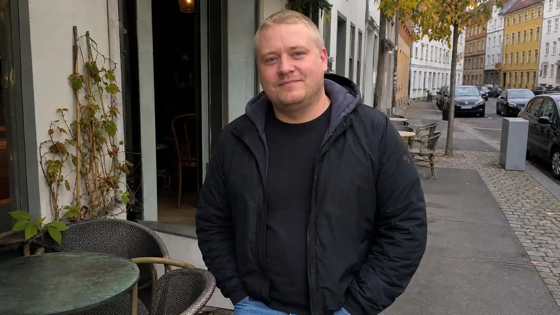 Mikkel Dahl, produktionsassistent i Børsen, 34 år, portræt fra eget arkiv.